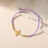 Dawapara – Bracelet à breloques avec nœud de sorcière pour femmes, amulette de Protection des nœuds celtiques, chaîne de perles en acier inoxydable, bijoux Wiccan de sorcellerie