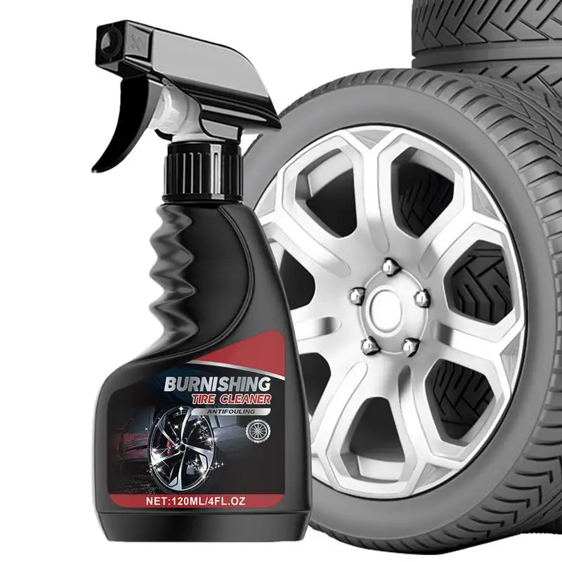Car Tire Shine Coating Tyre Cleaner Coating Spraying Gloss Rubber Wheel Restorer Agent Spray Polishing Brightener Car Detailing