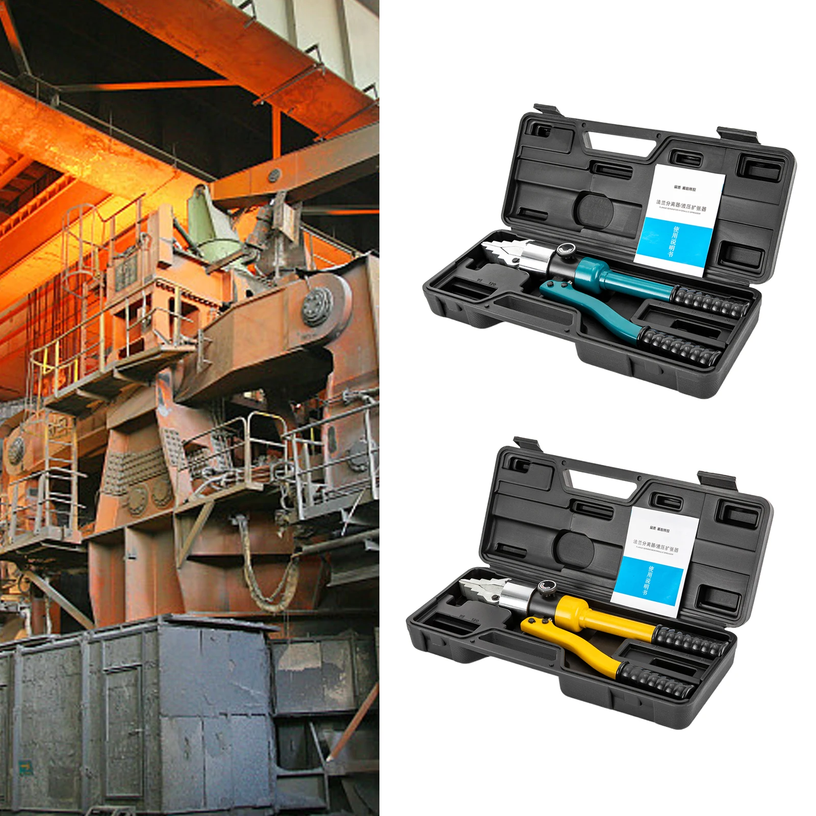 YQ-30 Hydraulic Flange Spreader Portable Manual Alloy Steel Separator 8 Ton Hydraulische Flanschspreizer  Dividing Tool Kit 3