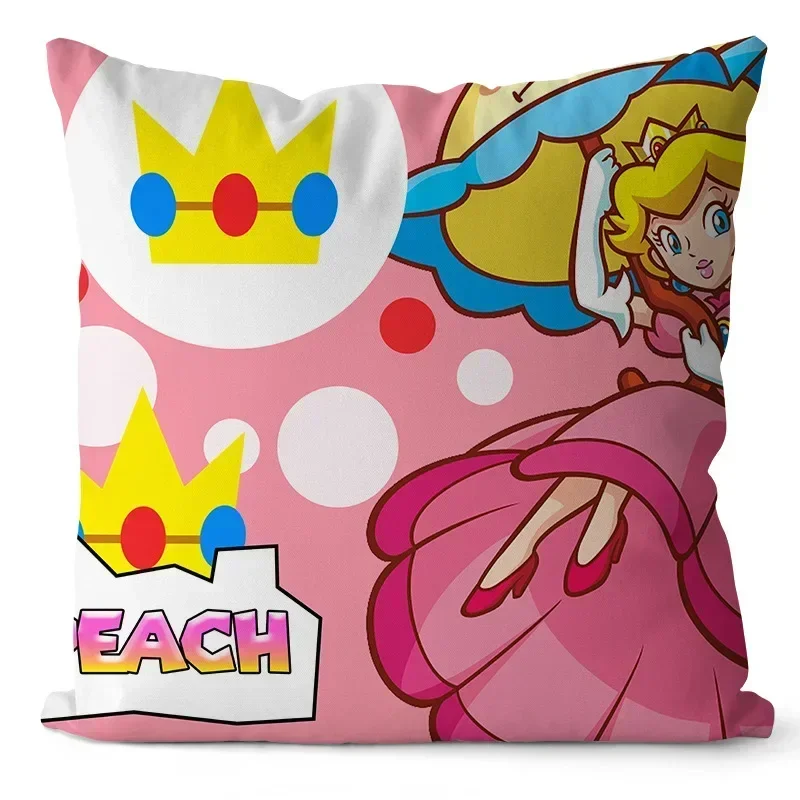 Cushion Cover Pillow Case Cover Super Marioes Bros Pillow Covers 45x45cm