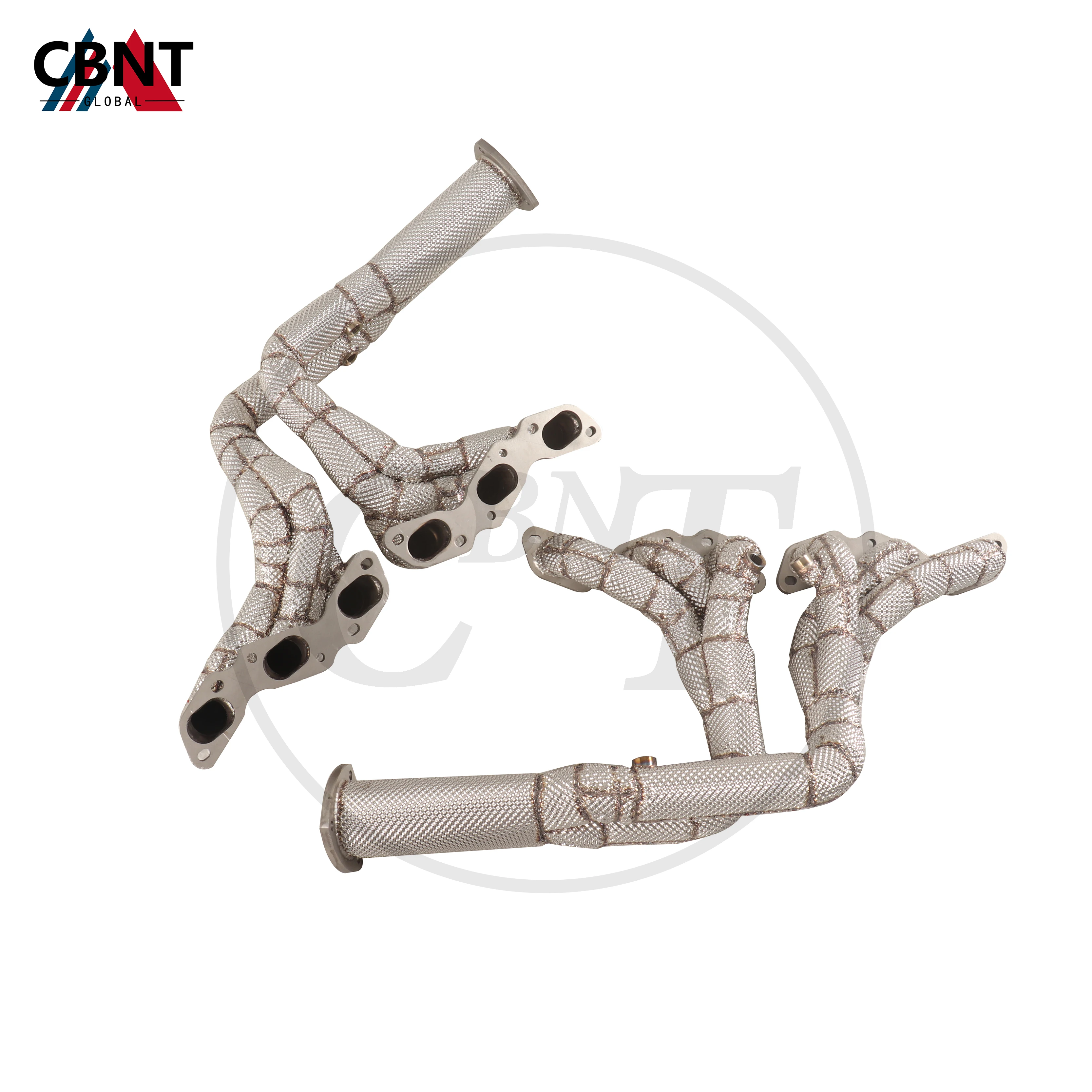 

CBNT for Aston Martin DB9 6.0L V12 Exhaust Manifold Headers with Heat Shield SS304 Stainless Steel Exhaust Pipe System