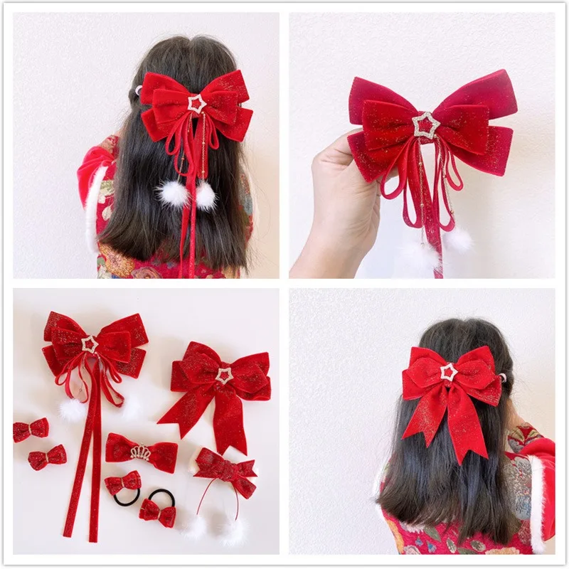 6/10/20/38mm Christmas Velvet Bow Gift Ribbon Packaging For Decoration
