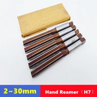 H7 manual straight slot reamer 2-30mm, 9Sicr manual square shank reamer, manual reaming and precision cutting milling cutter 1