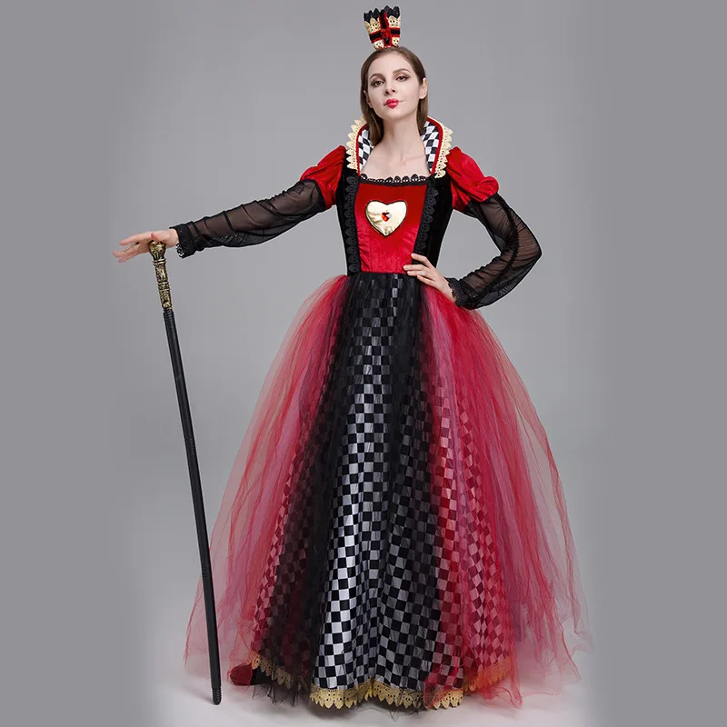 Alice Au Pays des Merveilles Femme de Chambre Chapelier Costume Adultes  Femmes Fantasias Magie Cosplay Halloween Carnaval Tenue de Magicien