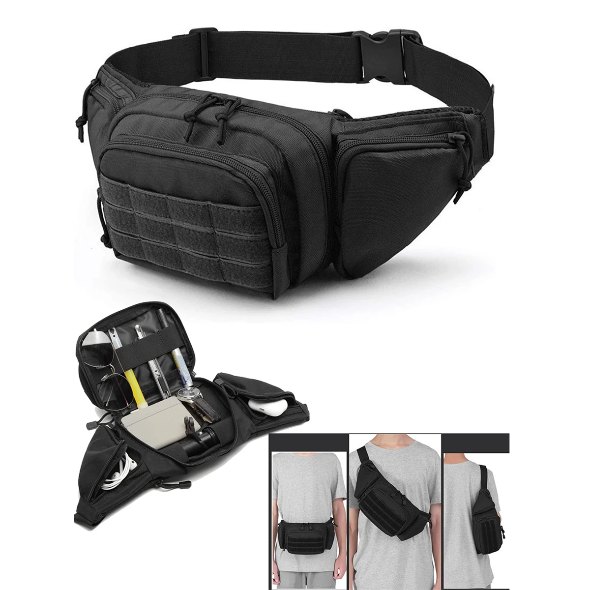 Waterproof Waist Bag for Hiking Cycling Running