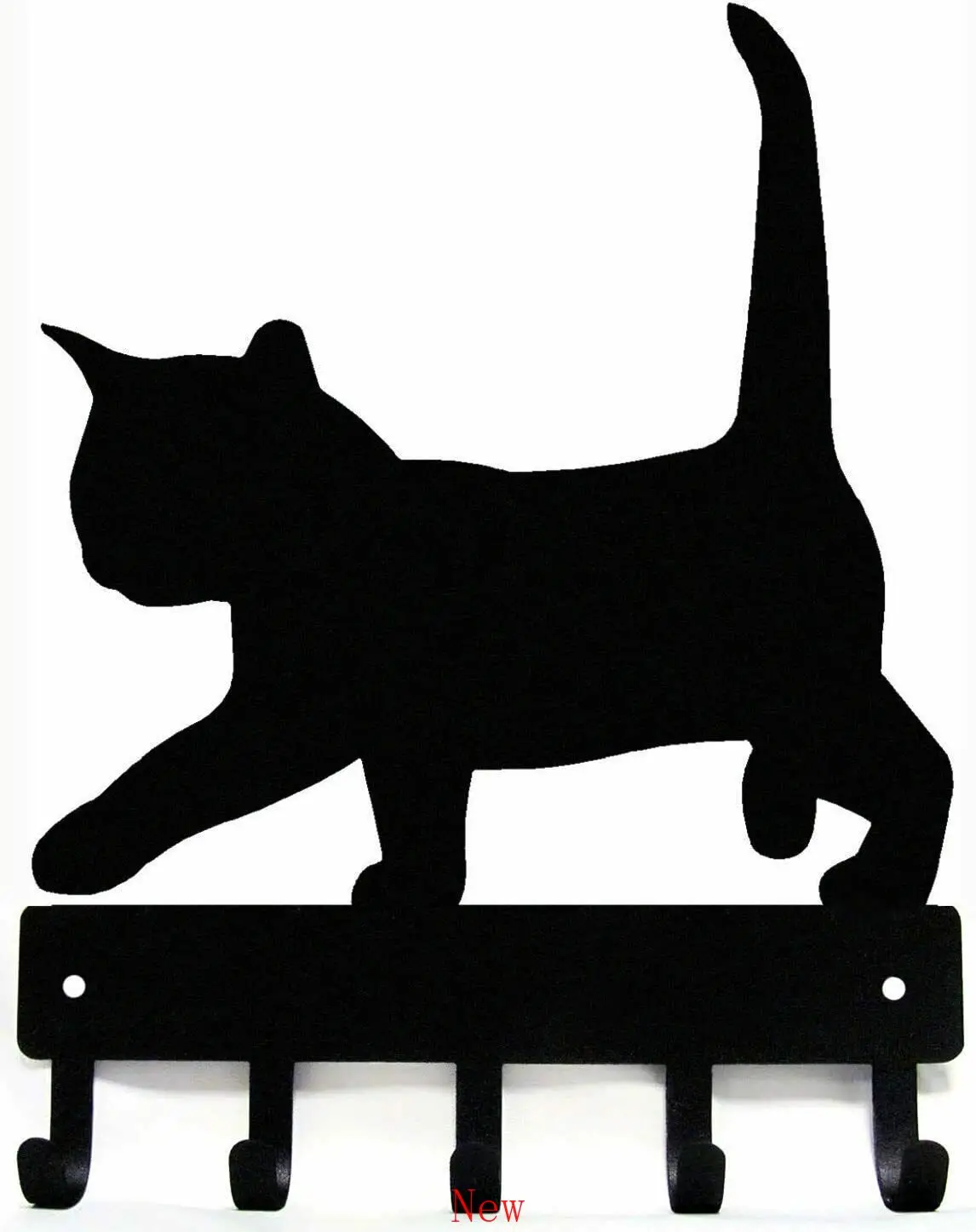 

Вешалка для ключей с кошкой #2, вешалка для ключей с маленьким 6-дюймовым широким крючком, аксессуары для ванной комнаты, украшение для дома