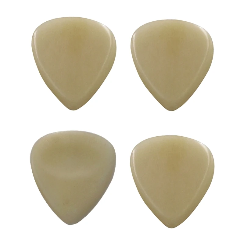 1Pc Guitar Picks 30x33mm Solid Color Ox Bone Guitar Picks Plectrums For Bass Electric Guitar Acoustic Guitars guitar picks