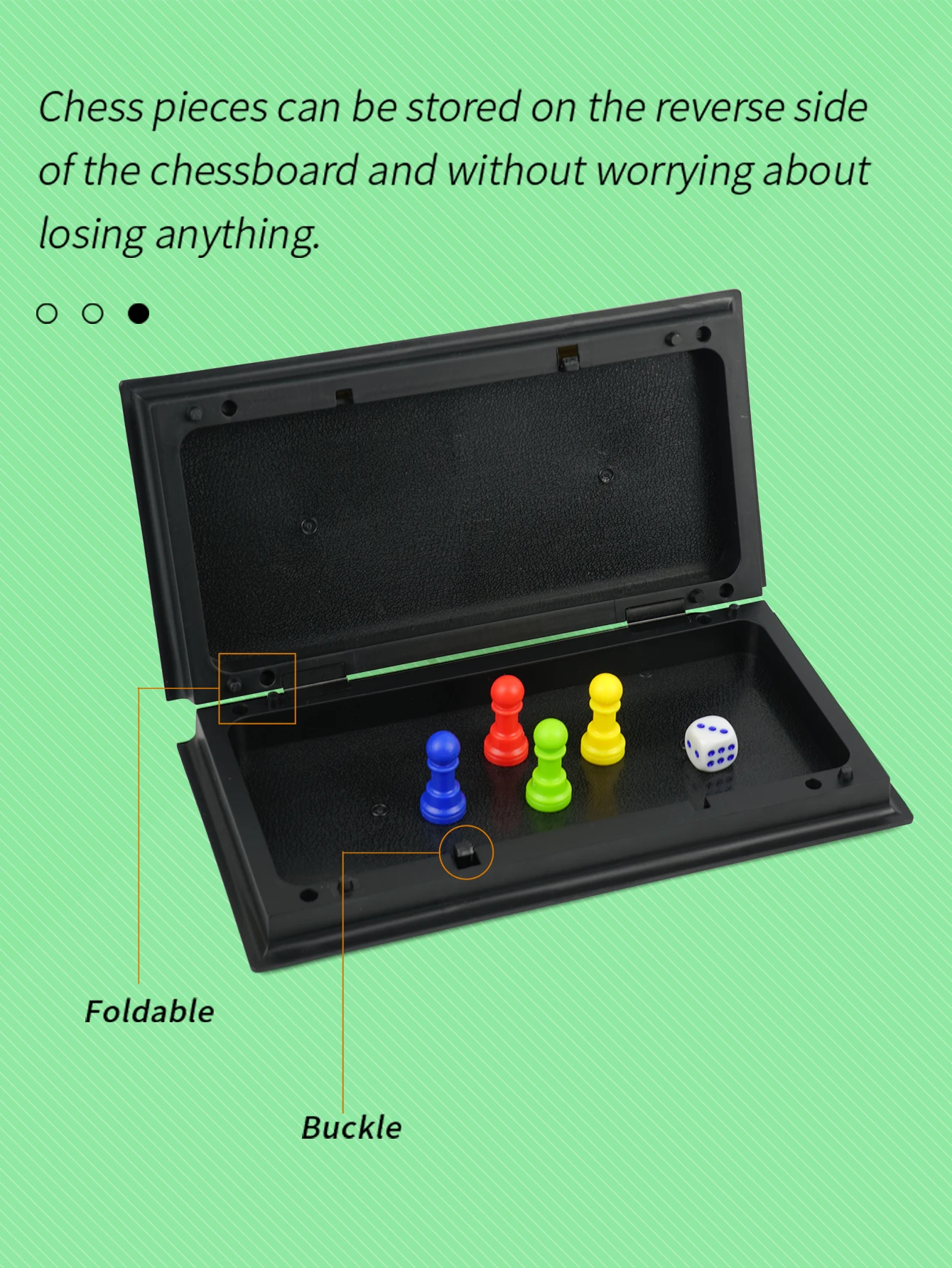 Desktop game mini snake chess, easy to carry, suitable for 2-4 people to play together. 5