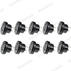 Universal Travel Adapter for Australia and New Zealand - 3 - Pin Plug Converter (10pcs black)
