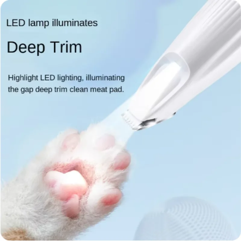 Electric Dog Cat Hair Clippers Ear Eyes Paw Hair Cutter Trimmer USB Rechargeable Pet Grooming Supplies Ceramic steel blade hair trimmer pet clipper dog hair trimmer pet hair trimmer dog clipper