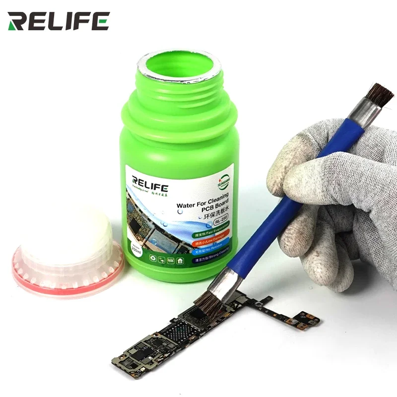 RELIFE RL-250 250ML 클리너 액체 무연 납땜 플럭스 전화 컴퓨터 PCB BGA 마더 보드 청소 물