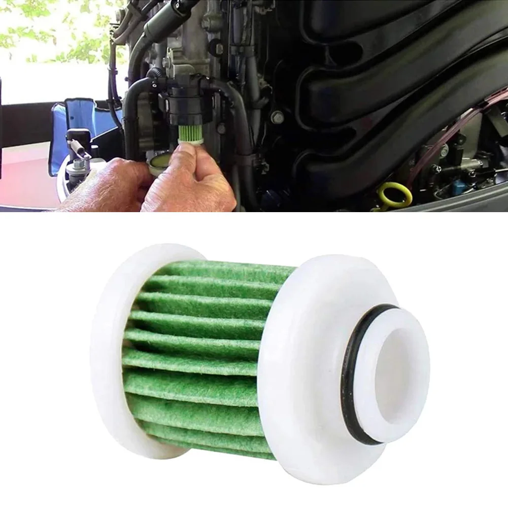 

Parts Fuel Filter Marine 2.6cm Outer Dia 6D8-WS24A-00 Accessories For 40-115hp Green Replacement High Quality New