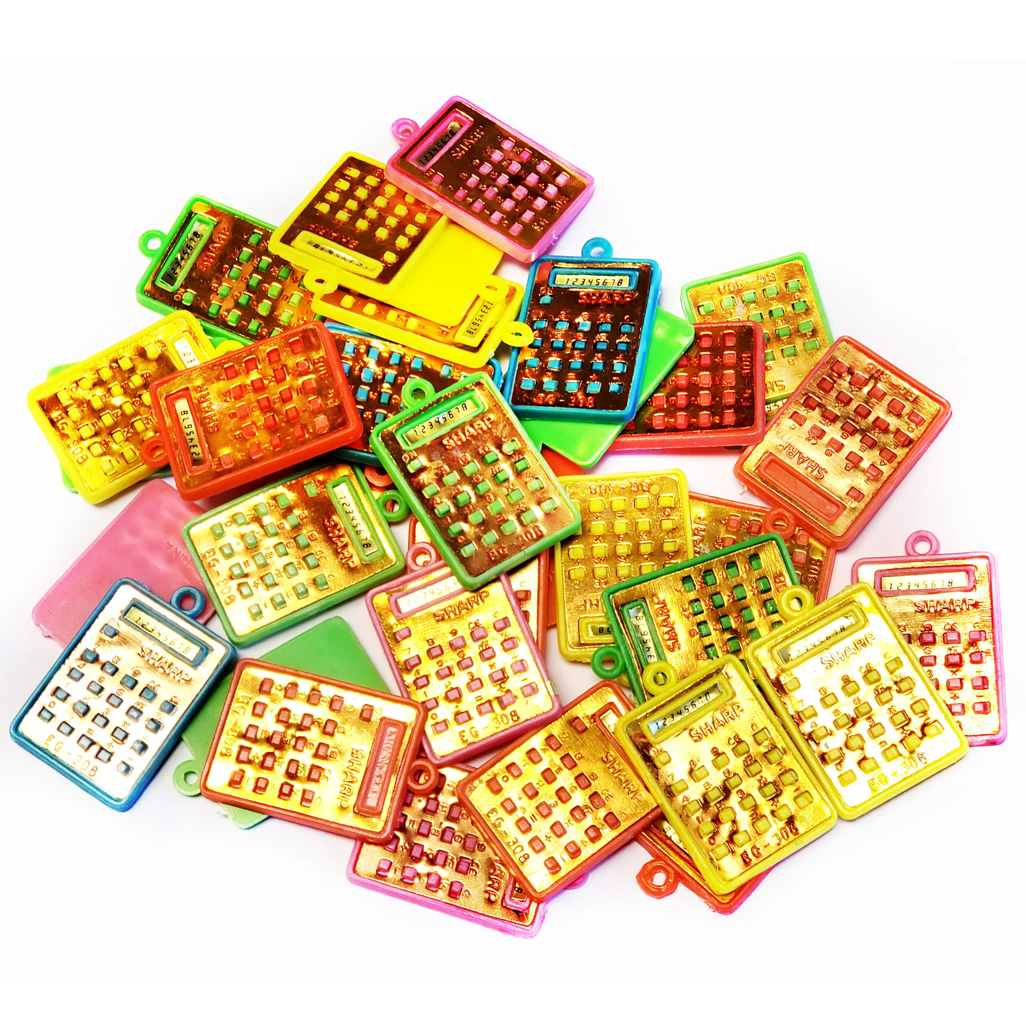 12 Pcs Vintage Calculator Charm Pendant for Necklace Bracelet Party Favor Gift Pinata Gift Toys Bag Novelty Home Craft Classroom