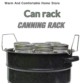 【SE】Canning Rack Steaming Canning Lifter Rack Anti Slip Stainless Steel Cooling Racks Steamer Rack For Canned Food Kitchenware 1