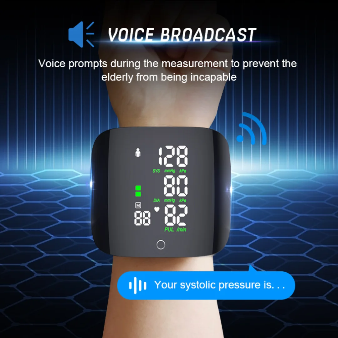 REALBLAD eBesting Medical Rechargeable Wrist Blood Pressure Monitor Bt Odm