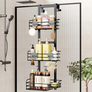 3-Layer No-Punch Bathroom Rack 1