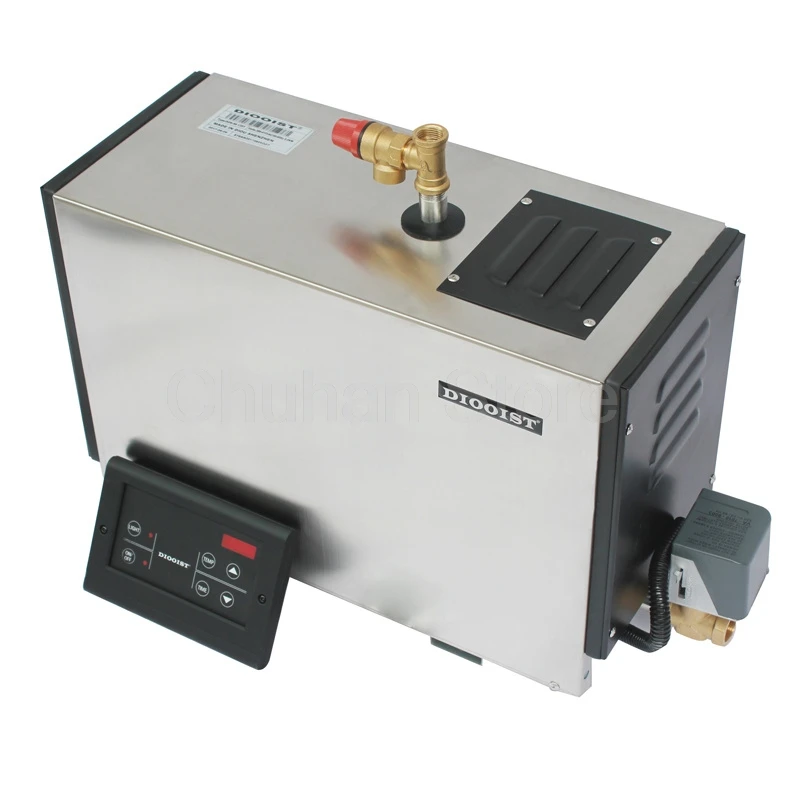 High Quality 6KW Stainless Steel Steam Sauna Bath Generator With Auto Descaling Device 3
