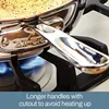 All-Clad Copper Core 5-Ply Stainless Steel Cookware Set, 5 Piece, Induction, Oven Broiler Safe 600F, Pots and Pans, Sauce Pan 4