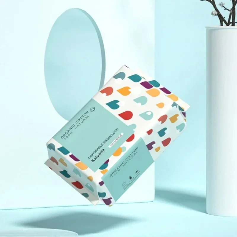 Soft Fabric Travel Thickened 1 bag Disposable Face Towel 100Cotton Cleansing Dry Wet Makeup Remover Pearl Cotton Reusable