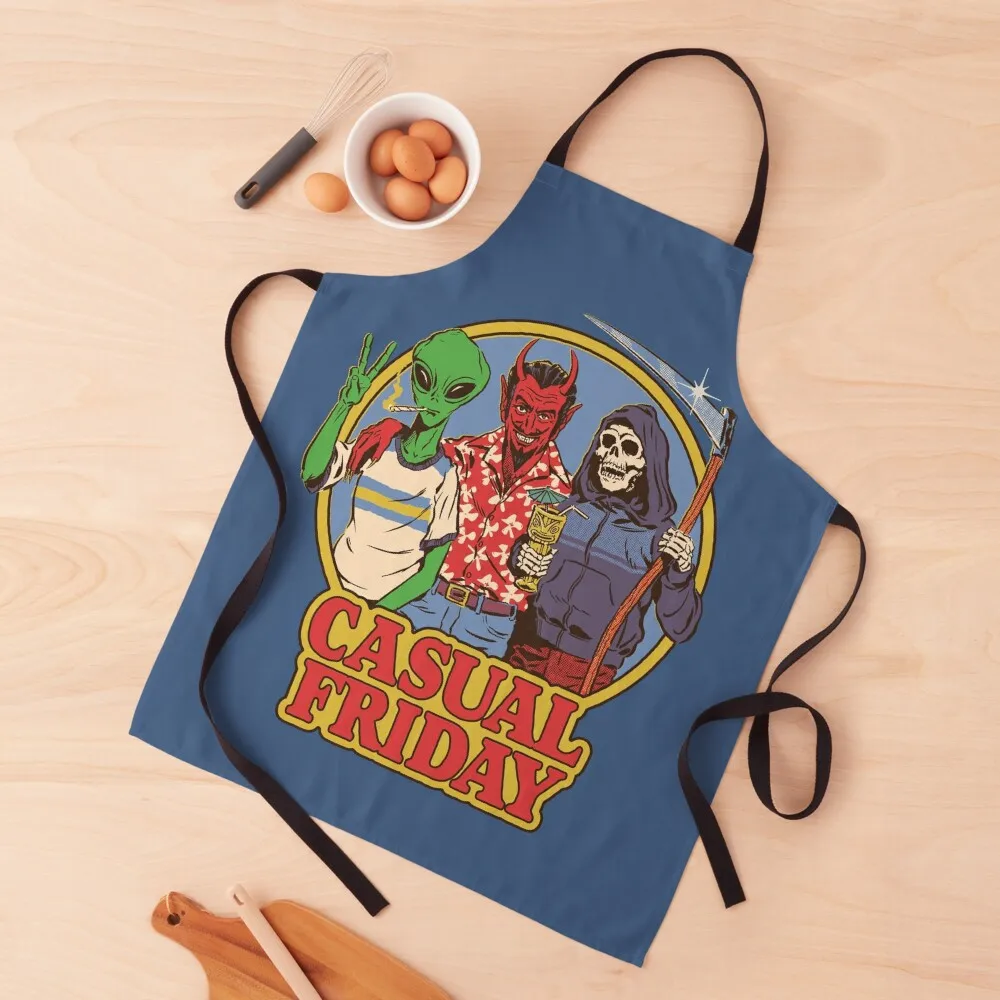 

Casual Friday Apron For Girl Chef Uniform Woman Dress Apron