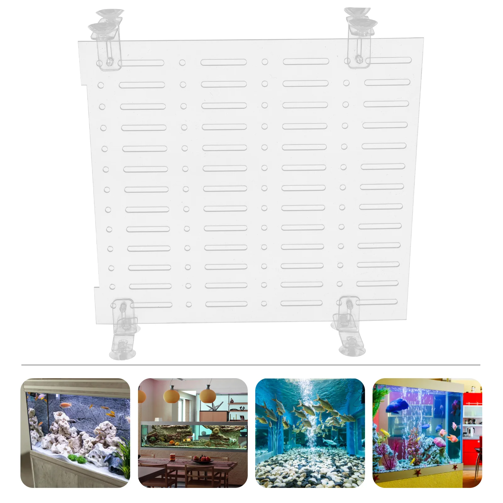 

1 Set Aquarium Fish Tank Acrylic Divider Isolation Board for Mixed Breeding