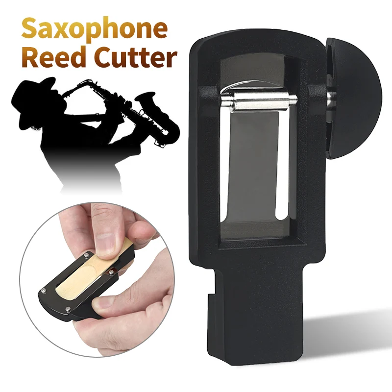 Sassofono Reed Cutter Soprano Alto Tenore Reed Trimmer Strumento Di Riparazione Sax Whistle Trimmer Tool Accessori