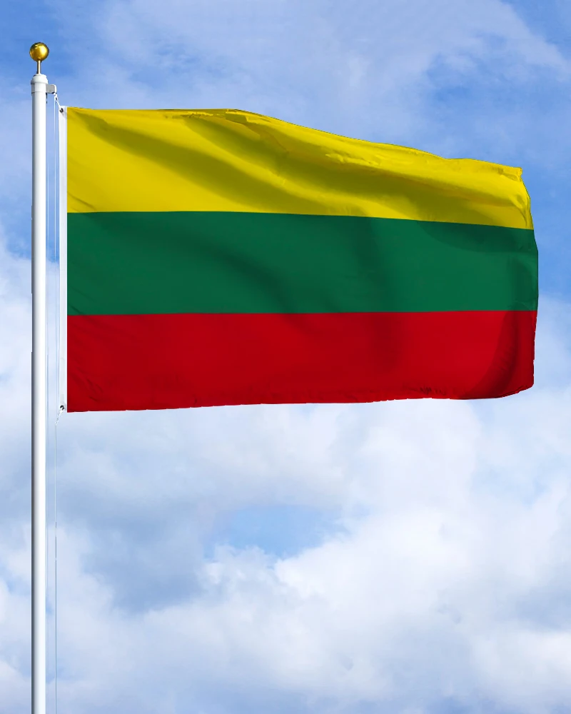 

60×90 90x150 120×180CM Lithuania Lithuanian Emblem Flag Polyester Printed Banner Tapestry For Decor