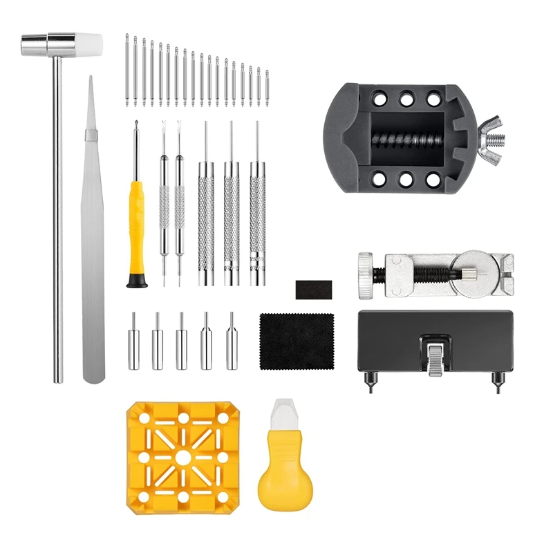 Watch Repair Kit, Watch Repair Tools Professional Spring Bar Tool Set, Band Link Pin Tool Set