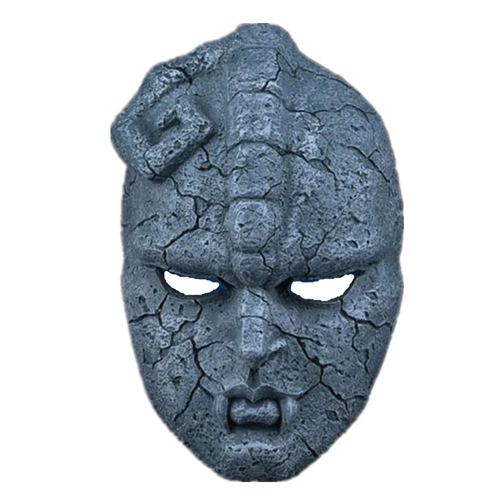 

Anime JoJo‘s Bizarre Adventure Cosplay Mask Phantom Blood Stone Mask Gargoyle Theme Masquerade Mask Halloween Party Helmet