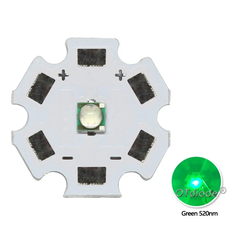 100PCS LED 1W 3W XPE 고전력 칩 비즈 XPE 3535 램프 교체 차가운 따뜻한 흰색 녹색 딥 레드 660nm 로얄 블루 전체 스펙트럼