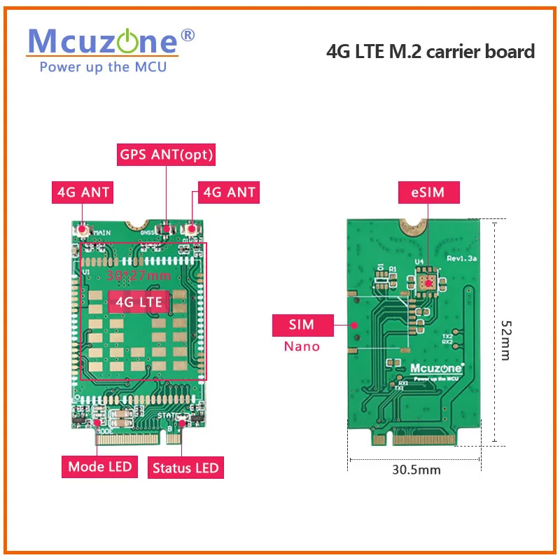 4G LTE M.2 ĳ  LCC USB2.0 Quectel Fibocom