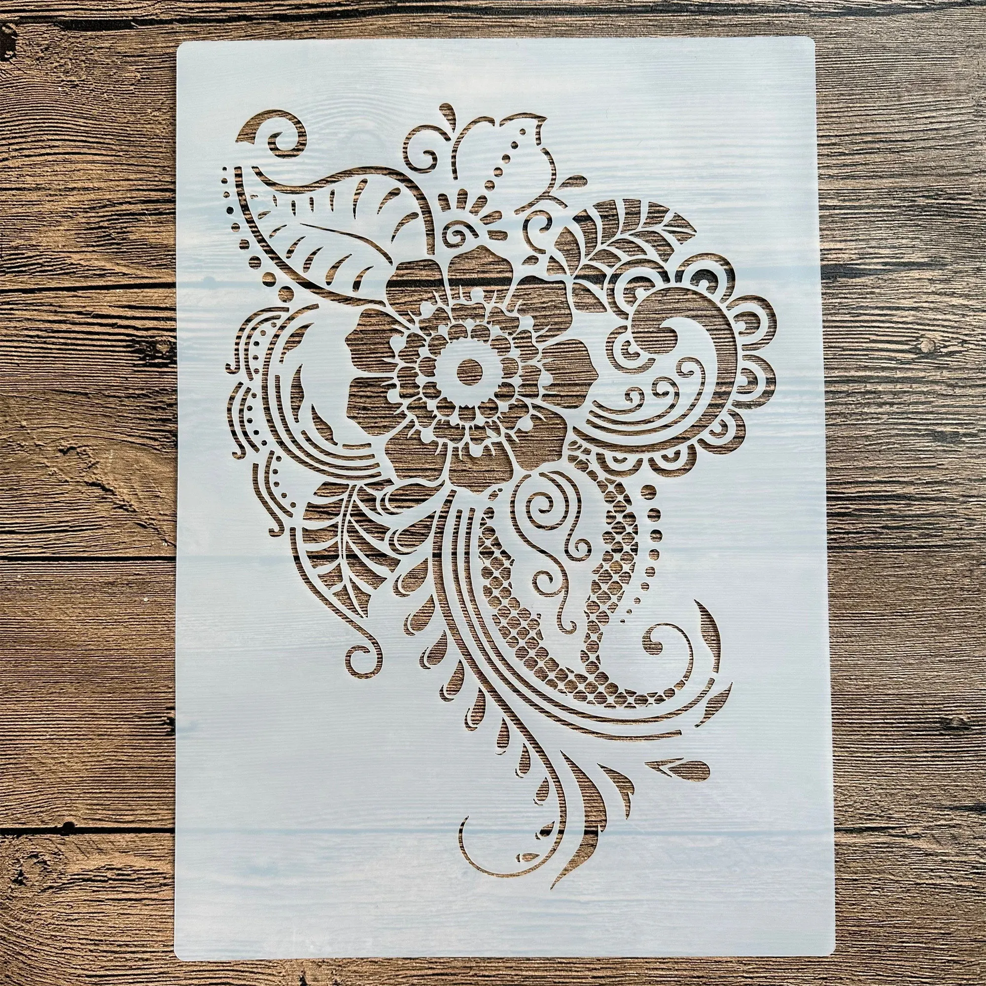 

A4 29*21cm DIY mandala mold for painting stencils stamped photo album embossed paper card on wood fabric wall mandala stencil