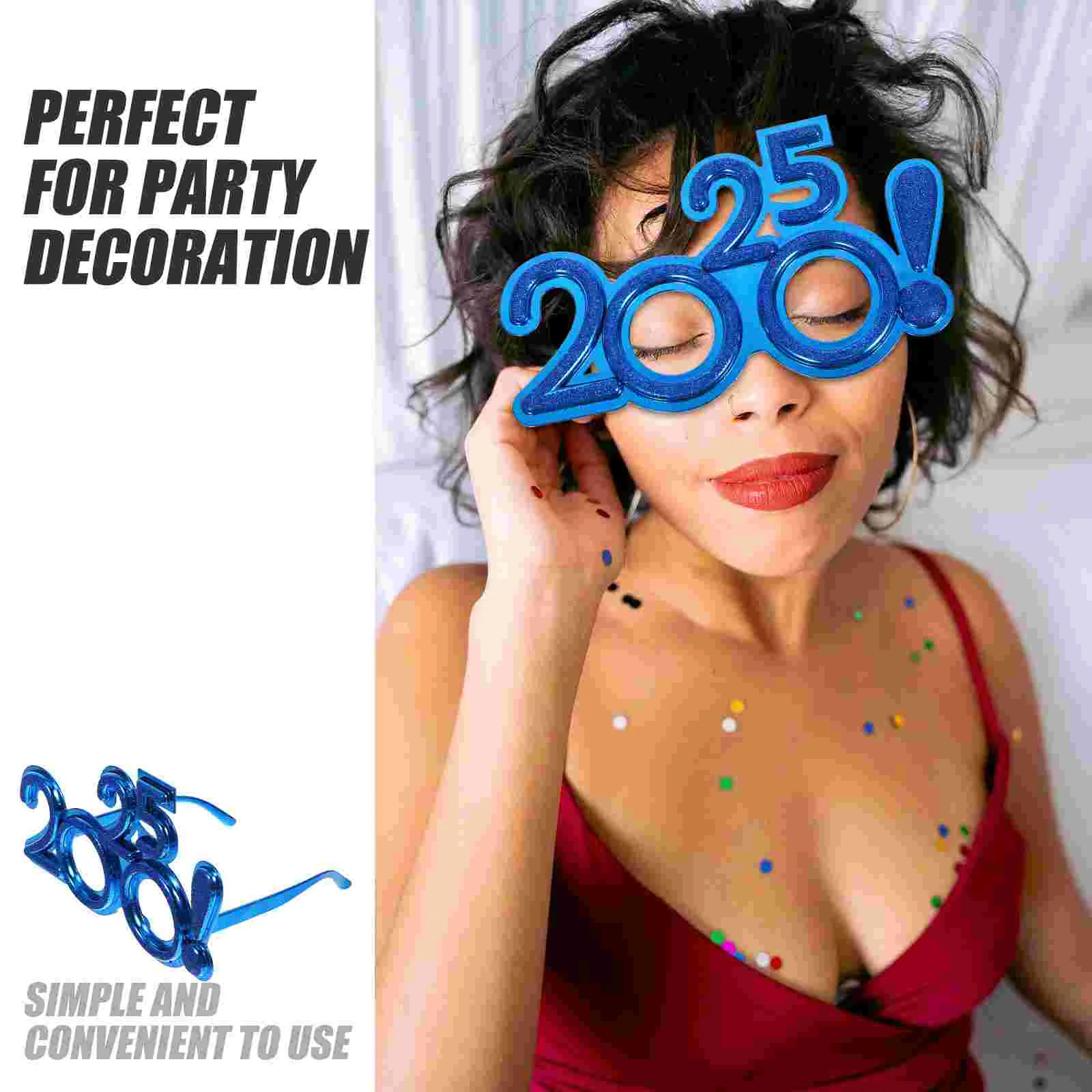 New Year Glasses Class of Eyeglasses Funny Number Party Decors Photo Props Eyewear Mini