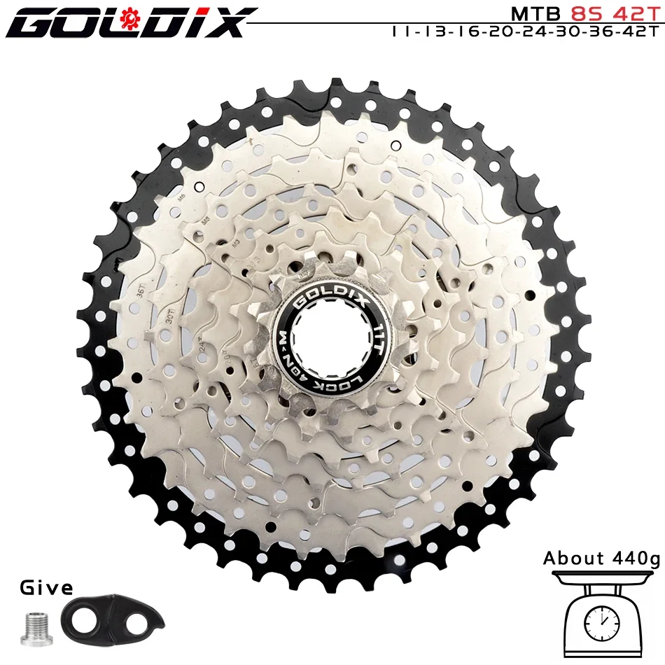 GOLDIX MTB カセット K7 8/9/10/11/12 スピード 36/40/42/46/50