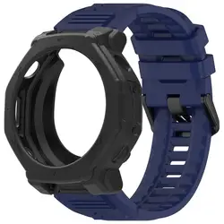 Versatile 2 - in - 1 Silicone Strap and Protective Bumper Shell - Trex 3Pro 48mm (B - U)