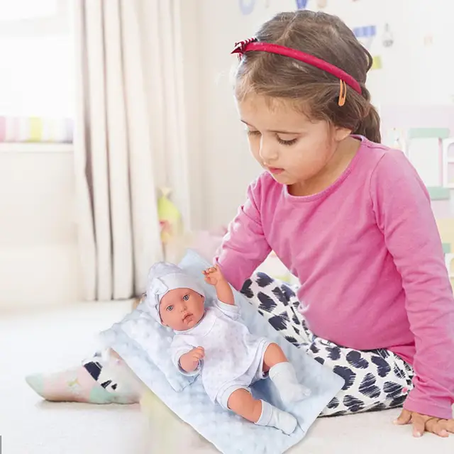 Reborn Doll Real Life Toddler Doll Realistic Soothing Toy 12 Inch