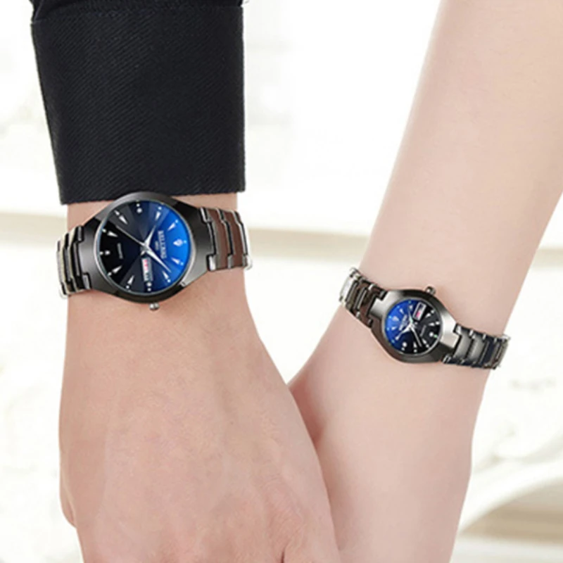 2022 Business Quartz Men's Wristwatch Classic Couple Watches Pair Men and Women Top Brand Luxury Watches For Lovers Montre Femme