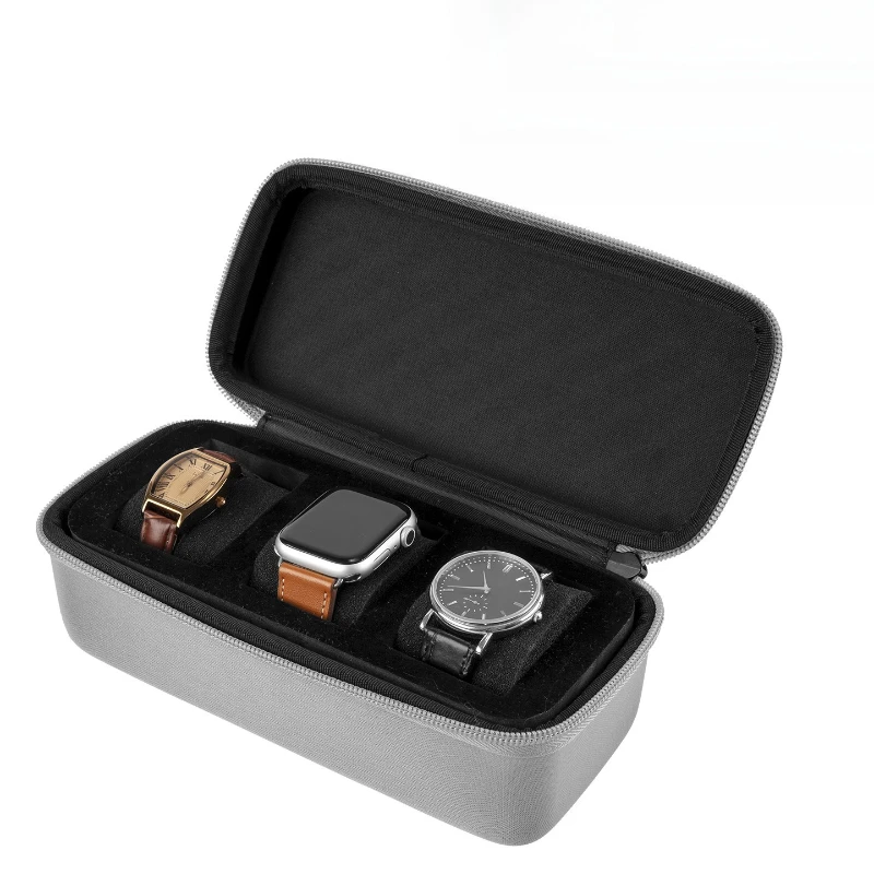 Men's Portable Watch Storage Box - Travel Organizer & Collection Case