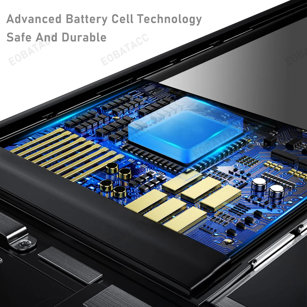 High-Capacity EOBATACC Battery with Free Tools - 6000mAh, 100% New