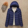 2023 New Fashion Female Cold Jacket Women Winter Light White Duck Down Jacket Slim Puffer Jacket Portable Windproof Down Coat 3
