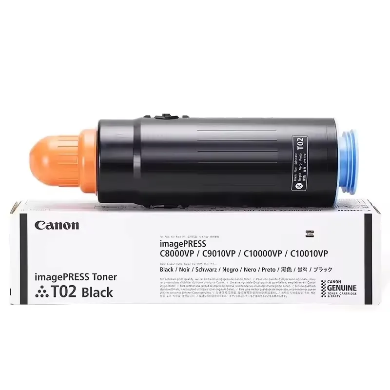1Set/KCMY Original New T02 Toner Cartridge For Canon IPR C8000VP C9010VP C10000VP C10010VP