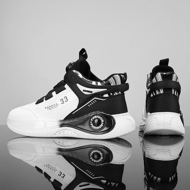Baskets confortables coordonnantes pour hommes, chaussures à lacets, rotatives, durables, activités de plein air 4