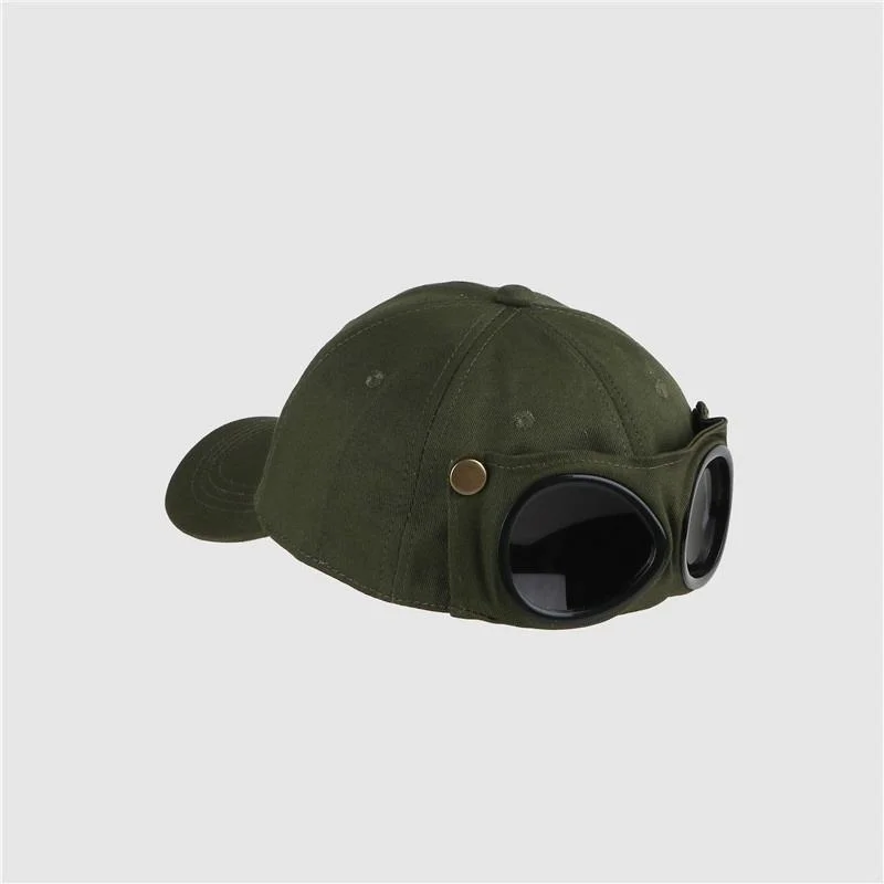 1 Stück Aviator Hat Koreanische Version der trendigen Brille Cap Sonnenbrille Baseball Cap Hip-Hop Persönlichkeit Cool Casual Summer Hat – Detail 19