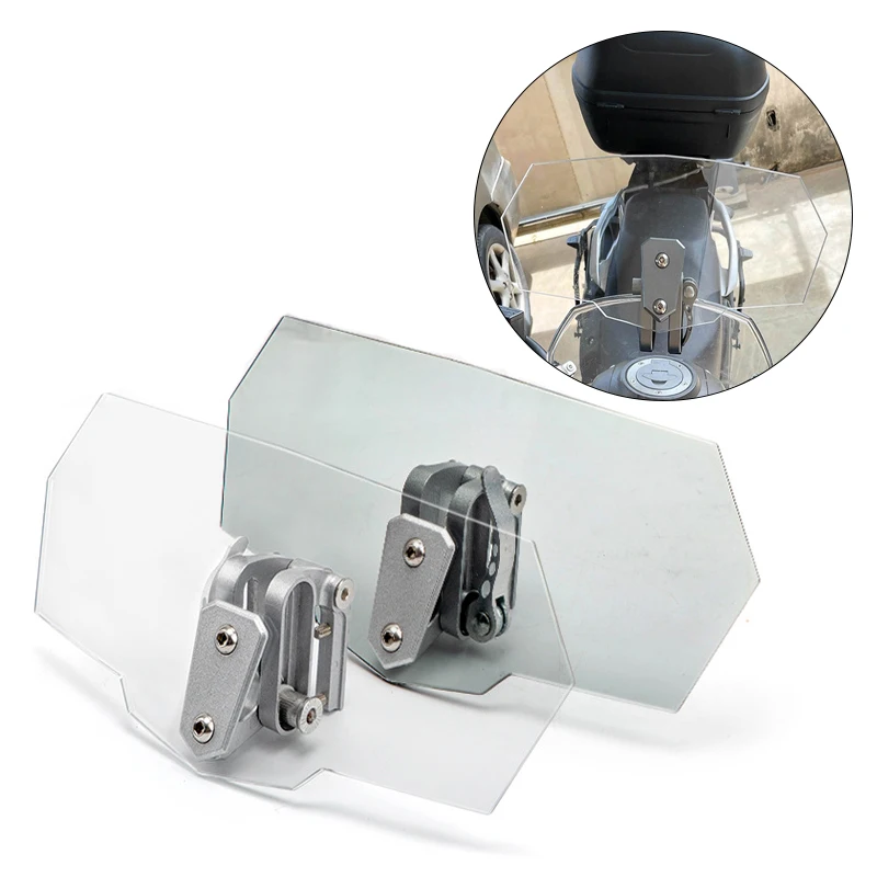 

Motorcycle Modification Accessories Higher Windshield for Honda Kawasaki Windshield Adjustable Windshield Retrofitting