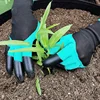 Gardening Gloves with Claws Digging Planting Protective Latex Gloves Durable Waterproof Prick-proof Permeable Home Labor Gloves 5