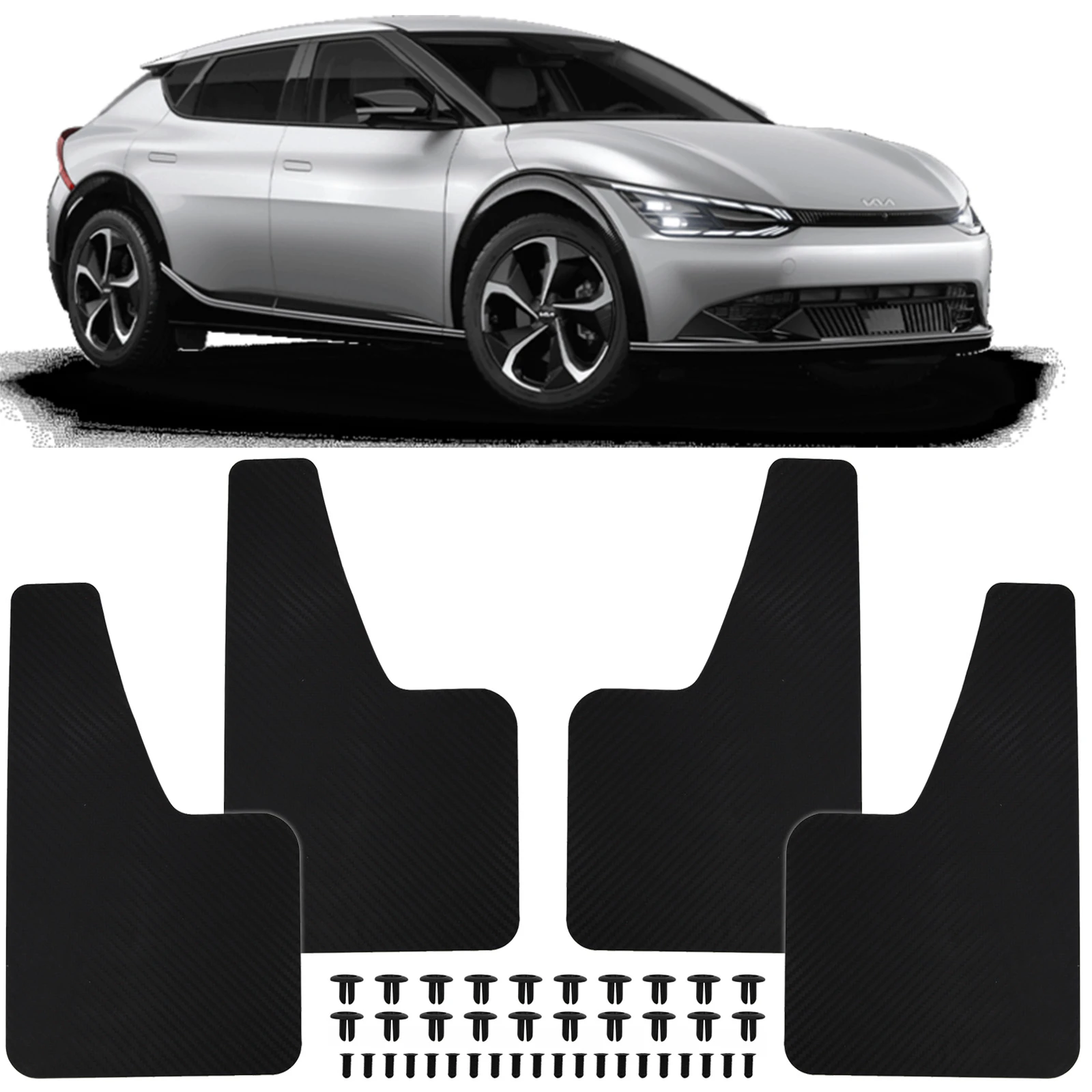 Mud Flaps Splash Guards For Kia Ev6 Gt Ev7 Niro Soul Stinger Gtline Gt2 Seltos Sp2 Rio Optima 2