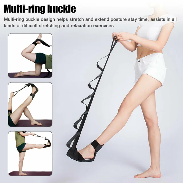 Fascia Stretcher Finally Flexible Again Yoga Strap Belt Trainning And Exercise Stroke Hemiplegia Rehabilitation Leg Stretcher 3