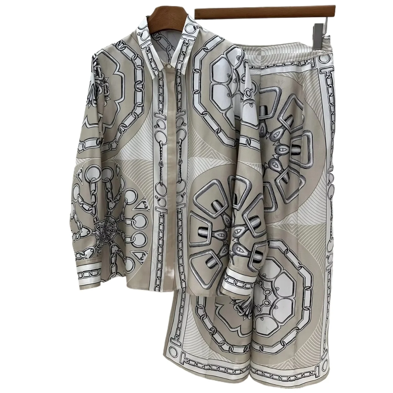 New Fashion 100 Silk Loose Brand Nice Print Casual Designer Shirt new-fashion-100-silk-loose-brand-nice-print-casual-designer-shirt