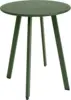 Side Table Outdoor Indoor Round Metal Steel Small Side Table, Waterproof End Table for Garden Balcony Yard 6
