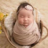 Newborn Cheeseloth Wrap Cotton Gauze Baby Swaddle Blanket Newborn Stretch Knit Wrap Photography Props,#P2507 6
